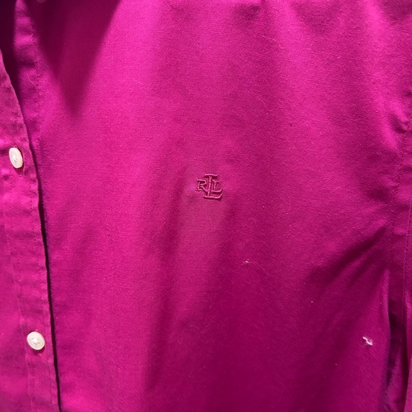 Lauren Ralph Lauren non-iron cotton button-down shirt - Picture 3 of 8